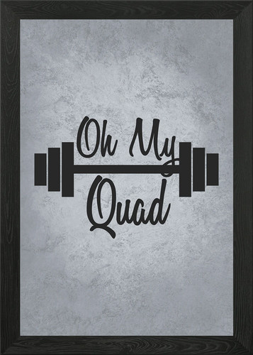 Quad framed wall art - oh, my
