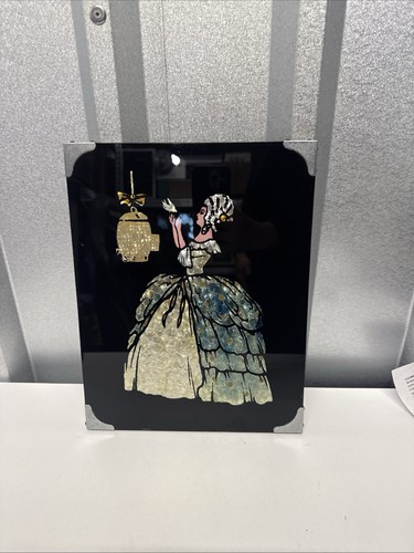 Vintage foil art reverse - reverse, glass