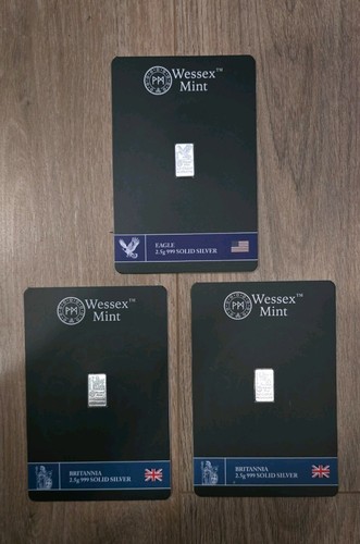 Wessex mint 999 silver - wessex, 2.5g
