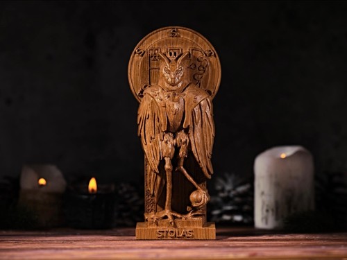 Stolas goetia demon statue - goetia,