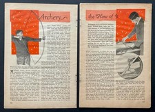 Flatbow Target Bow + Arrows