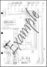 1980 Lincoln Town Car and Mark VI Wiring Diagram Electrical Schematic OEM 80