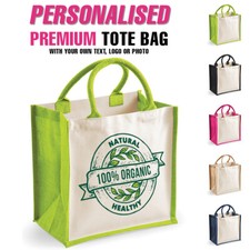 Personalised Shopper Jute Tote