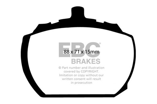 Ebc greenstuff front brake - front,