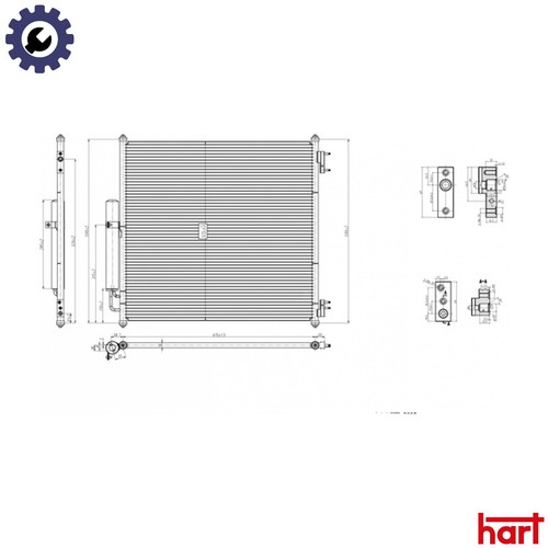 Condenser air conditioning 616 - conditioning,