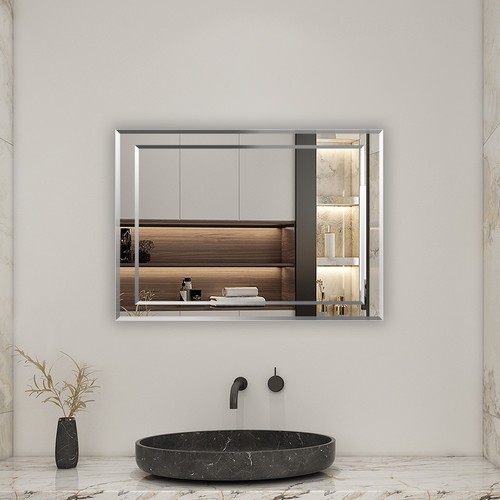 Frameless unframed bathroom - frameless,