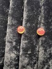 Dichroic Glass Stud Earrings 925