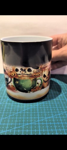Ceramic coffee mug halloween - ceramic,