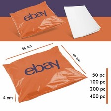 eBay Packaging Self Seal Plastic Mailer Bags 460mm x 560mm 40mm Lip