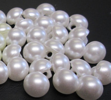 10 PEARL DOME SHAPE BUTTONS
