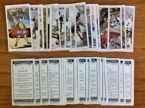 Churchmans cigarette cards