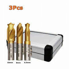 HSS CO Removable Non-Slip Spot Weld Coating Titanium Air Cutter Drill Bit 3Pcs