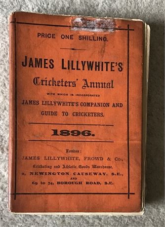 Lillywhite annual for 1896 - annual,