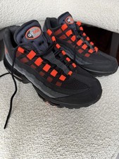 NIKE AIR MAX 95’s HYPER CRIMSON GREY BLACK ORANGE UK 7 FV4710-002 100% AUTHENTIC