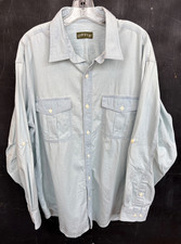 ORVIS Shirt Mens XL Light Blue