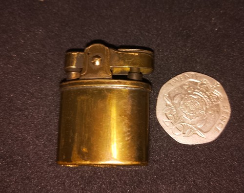 Old brass lighter 1940s50s - lighter,
