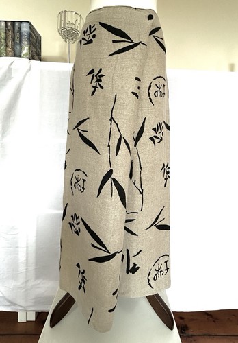 Joyce ridings linen long skirt - ridings,