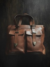  Armani Leather Brown Holdall