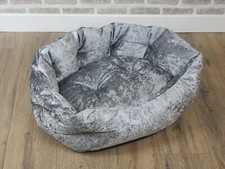 Grey Crushed Velvet Dog / Cat