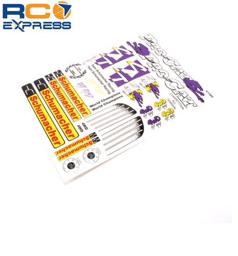 Schumacher racing decal - racing,