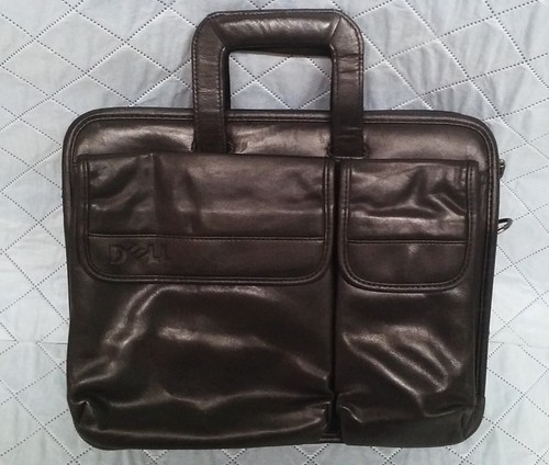 Vintage dell black leather - vintage,