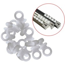 100PCS Curtain Hooks Car Curtain Track Glider Runners For Camping Vehicle Van RV