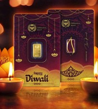 2025   1 Gram Gold   limi ted Edition Gold Bar   sealed  Diwali