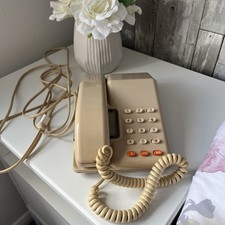 Vintage BT  viscount telephone retro Beige