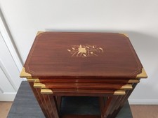 Vintage Nest of 4 Mahogany