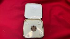 Vintage WHEATLEY SILMALLOY Metal Leader Fly Box.  3 Leader Winders