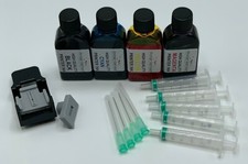 HP 304 INK Cartridge REFILL KIT Deskjet 2600 2630 2634 3700 3732 Black & Colour