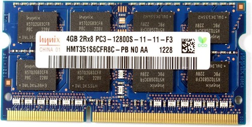 4gb pc3 12800 - 1, x
