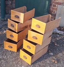 8 Vintage Teak haberdashery