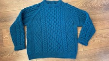 Aran Hand Knit Fisherman Pure