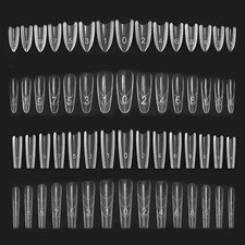 Nail Forms Professional 240 Pieces Tools Nail Extensions Set For Dutiful