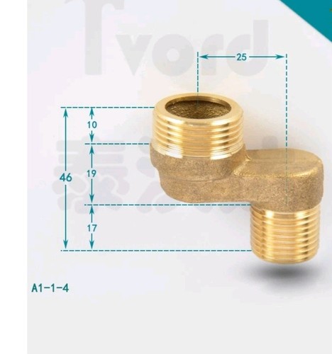 4 bsp male - 1/2"x, 3/4"