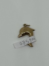 9ct Solid Gold Dolphin Pendant
