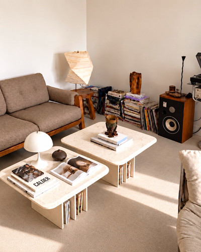 Minimal midcentury white grey - minimal,