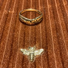 9ct Yellow Gold MUM Ring Size
