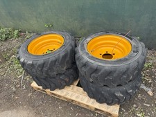 4x 10-16.5 JCB Wheel Rim & Tyre £750+vat Skidsteer wheeled loader solideal 10 16