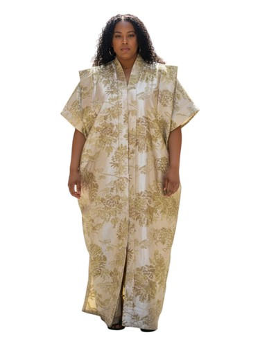 Damask kaftan bubu gown size - damask, kaftan/bubu