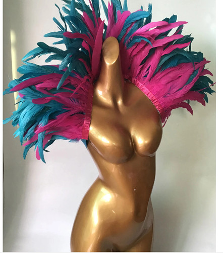 Large feather carnival stage - feather,