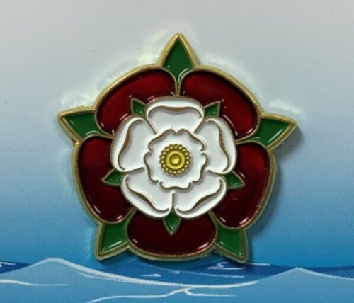 Tudor rose enamelled metal - tudor,