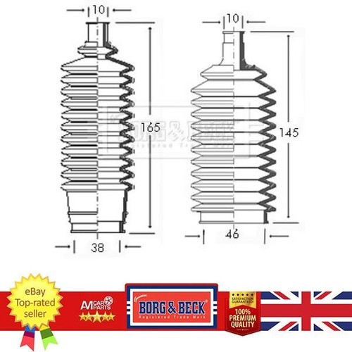 Steering rack boot - steering,