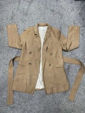 Topshop Camel Nude Oversized
