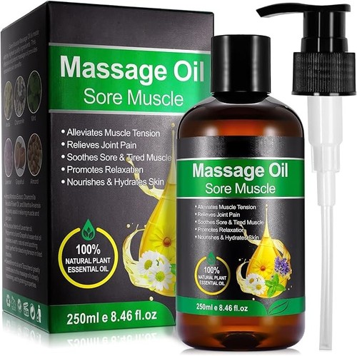Massage oil for sore muscle - for,