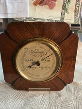 ART DECO WALNUT BAROMETER