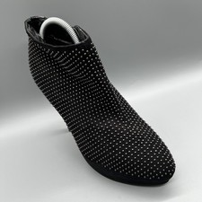 Next Ankle Boots Stiletto Heels Studded Black Womens Uk 7 Eu 41