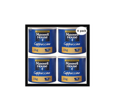 Maxwell House Cappuccino Instant Coffee 1kg Tin – Rich & Creamy Tast