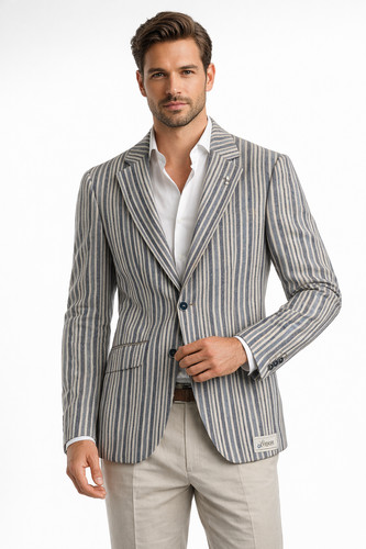 Light blue stripe boating - light,